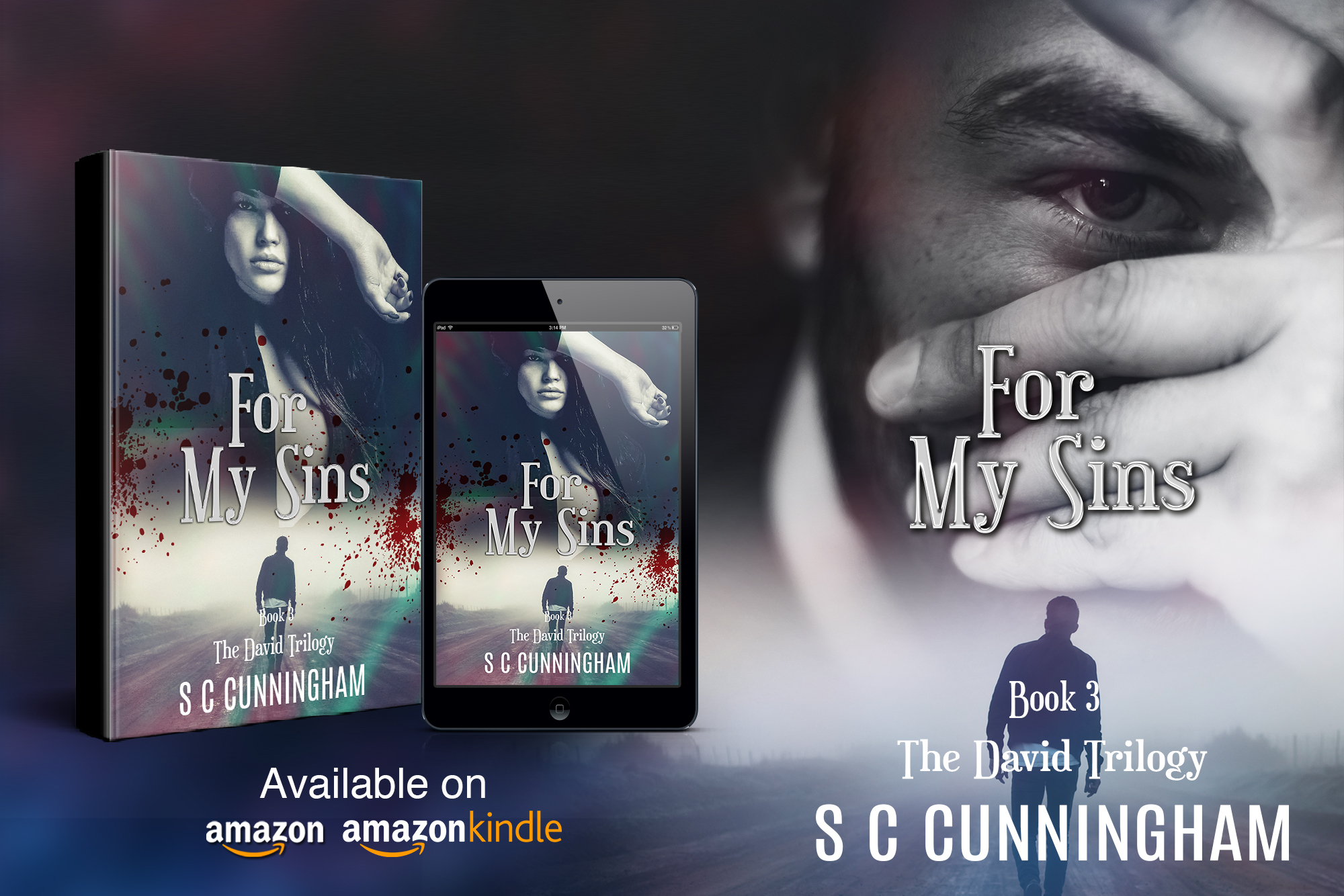 For My Sins thriller by S C Cunningham, part of The David Trilogy by SCCunningham, 